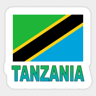 The Pride of Tanzania - Tanzanian National Flag Design Sticker